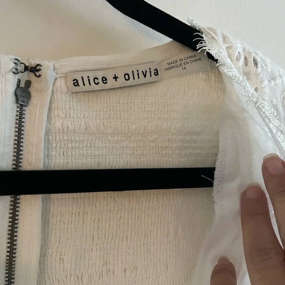 Alice + Olivia Marita Smocked Mini Dress - Picture 5 of 8